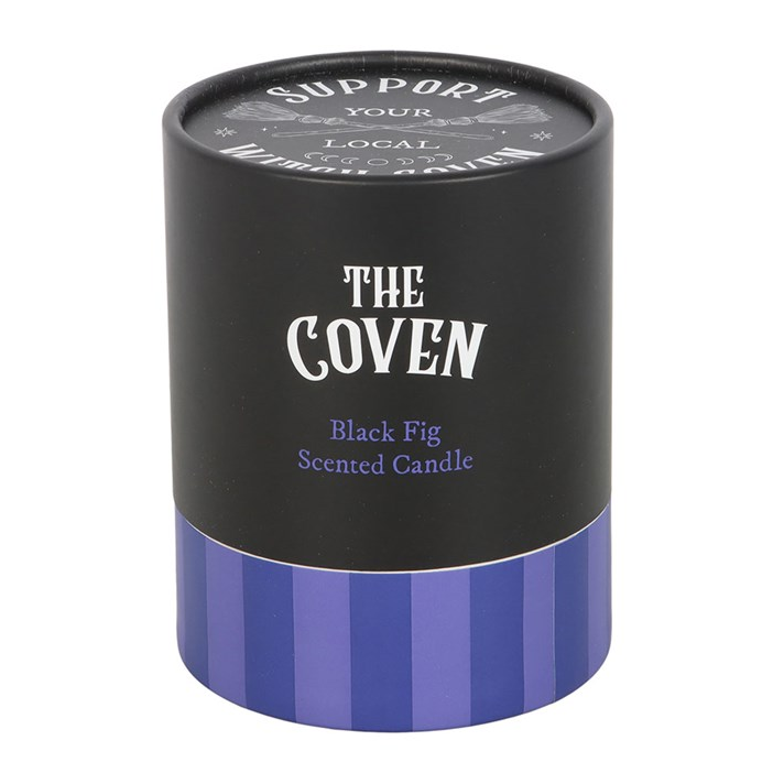 The Coven Black Fig Scented Glass Candle