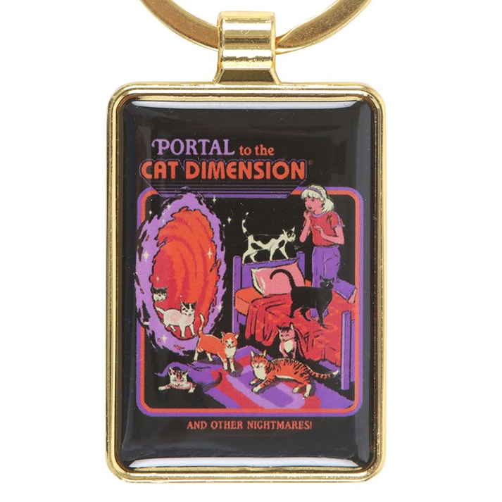 The Cat Dimension Keyring by Steven Rhodes