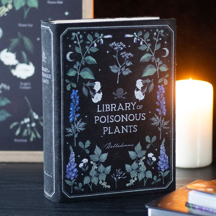 Library of Poisonous Plants Book Shaped Storage Box