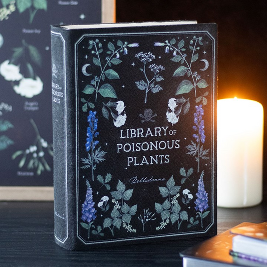 Library of Poisonous Plants Book Shaped Storage Box