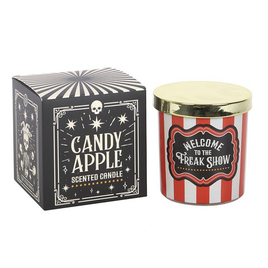 Freak Show Candy Apple Candle