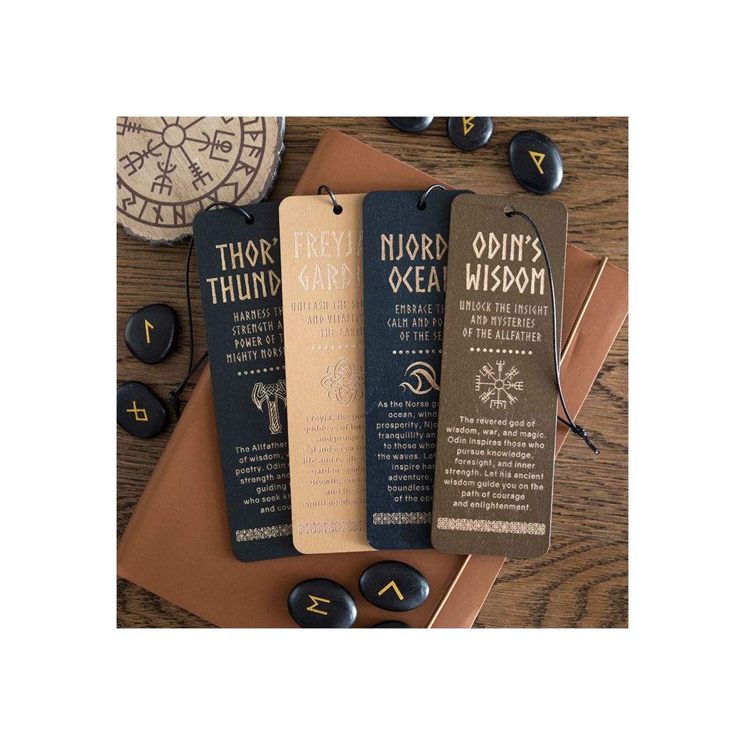 Thor's Thunder Wooden Bookmark
