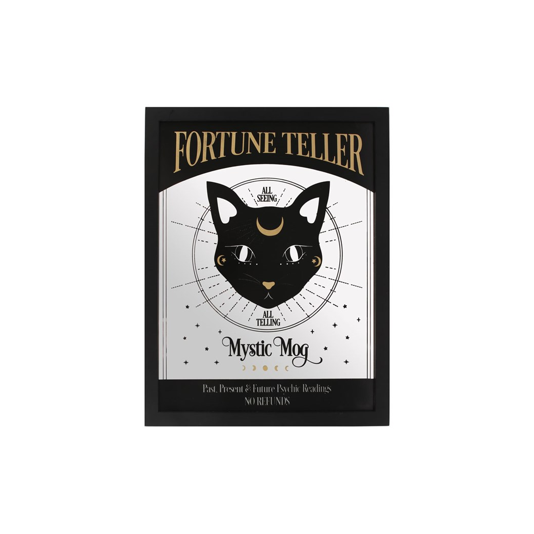 Mystic Mog Mirrored Wall Hanging