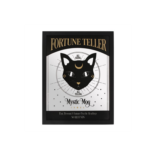 Mystic Mog Mirrored Wall Hanging