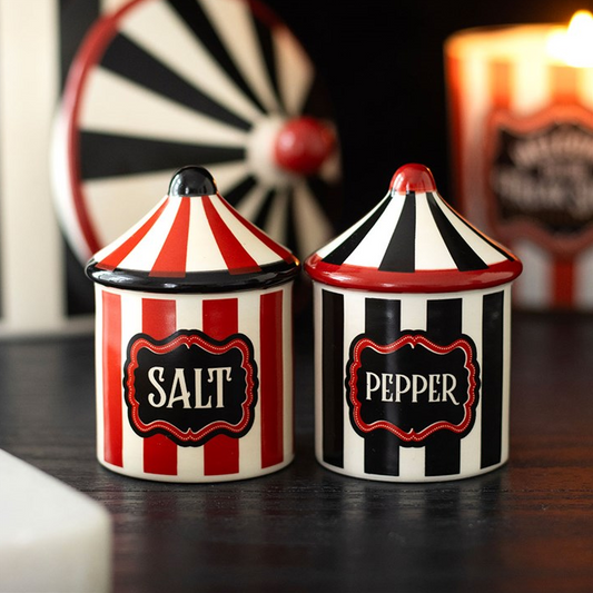 Circus Tent Salt and Pepper Shakers