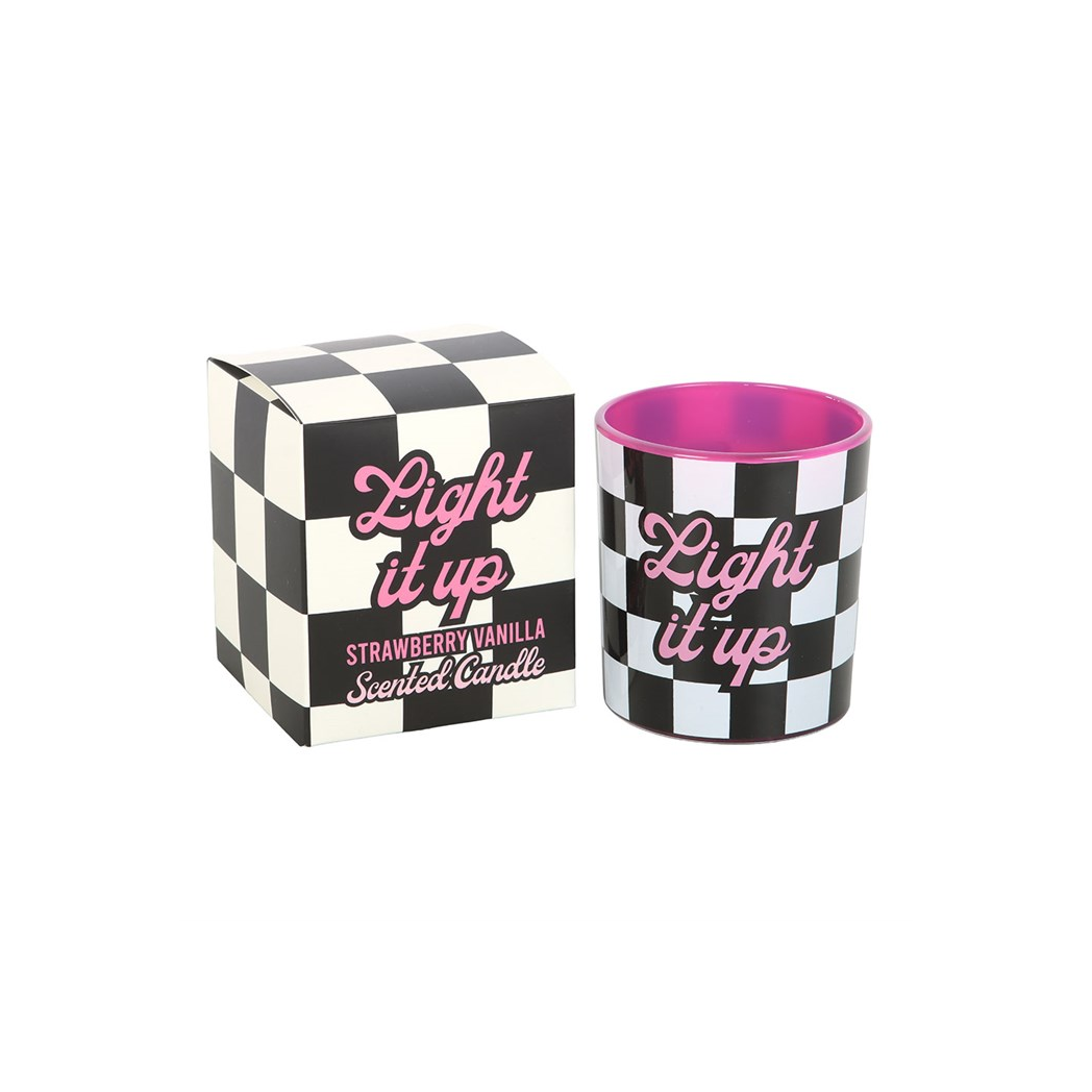 Light It Up Strawberry Vanilla Candle