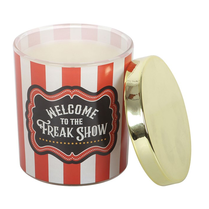 Freak Show Candy Apple Candle