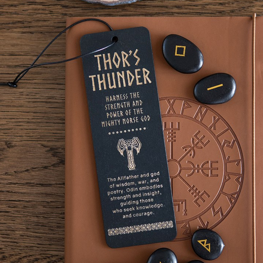 Thor's Thunder Wooden Bookmark