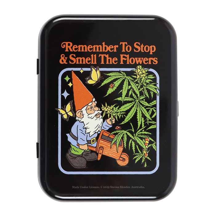 Smell the Flowers Stash Tin by Steven Rhodes