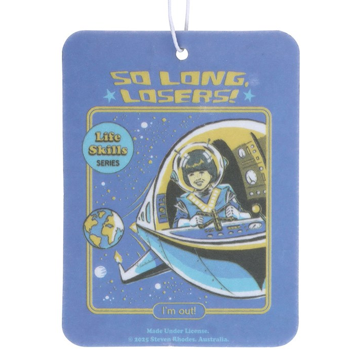 So Long Losers Peach Air Freshener by Steven Rhodes