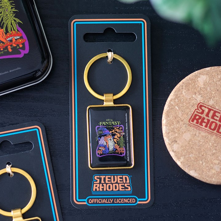 Fantasy Land Keyring by Steven Rhodes