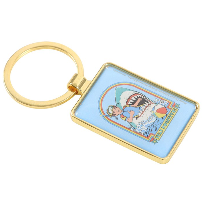 Stay Positive Keyring by Steven Rhodes