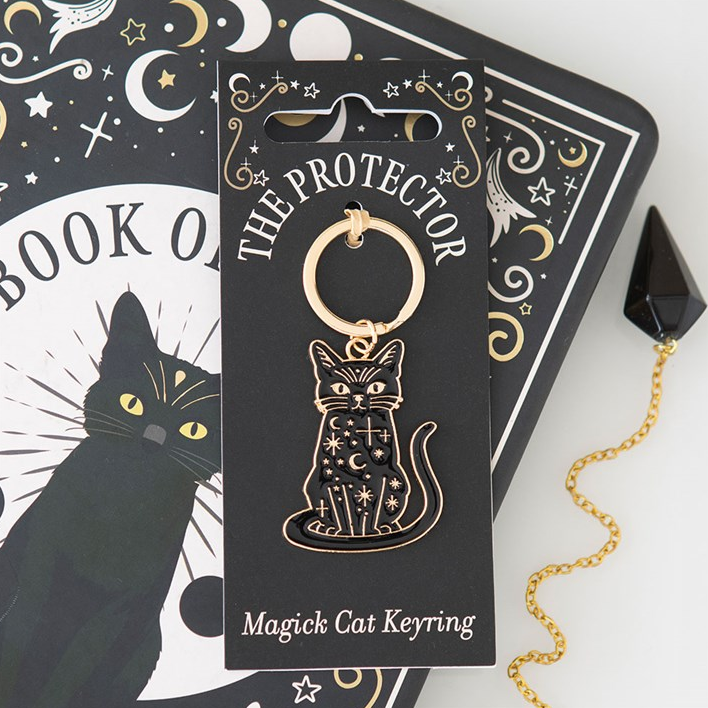The Protector Magick Black Cat Keyring