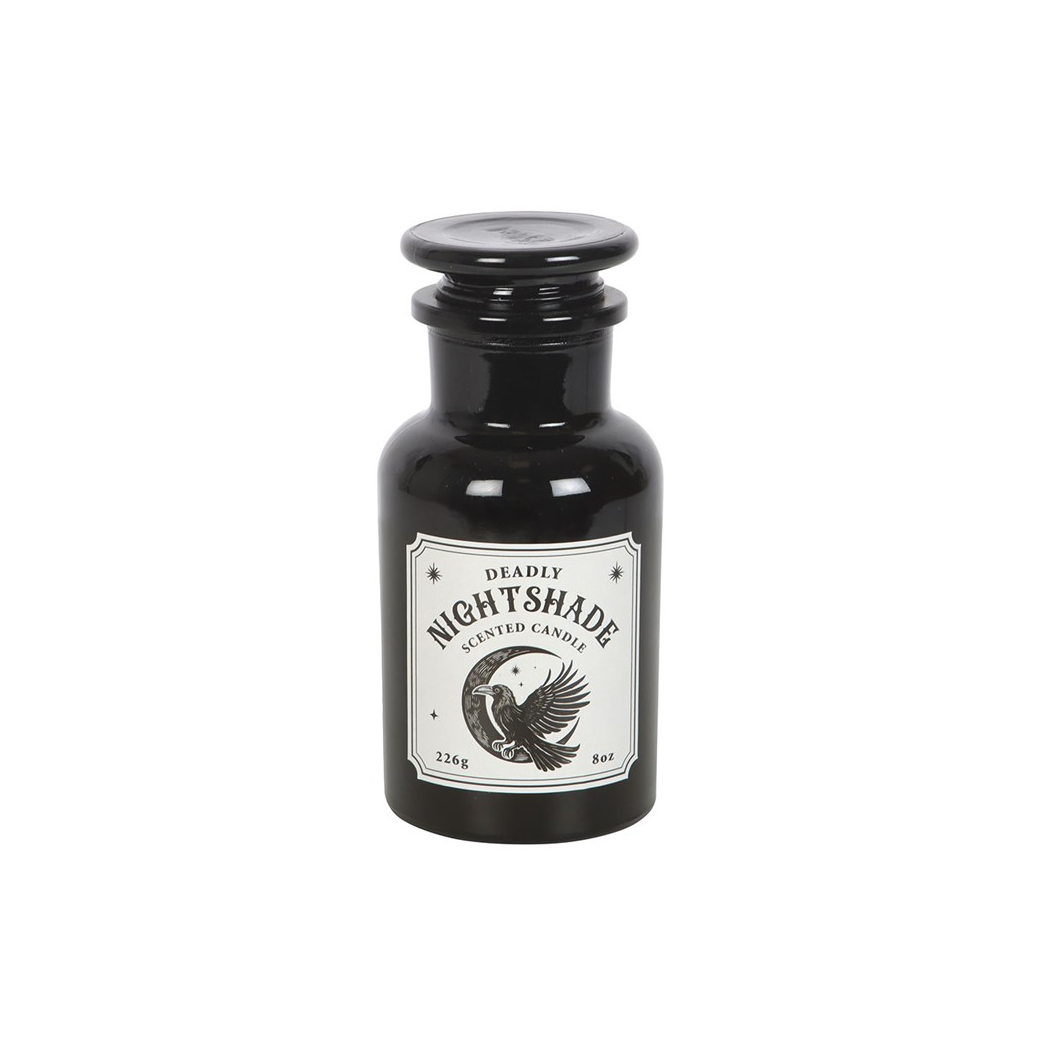 Mystic Raven Deadly Nightshade Apothecary Candle