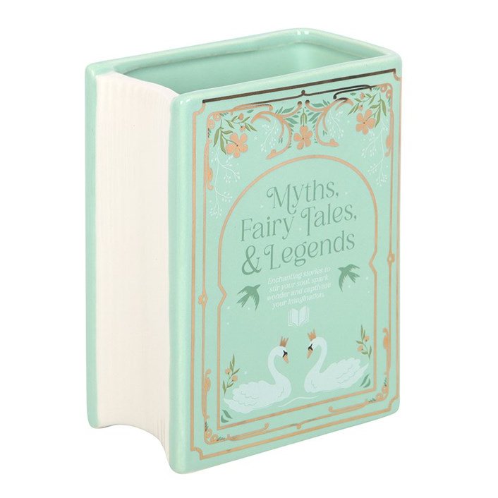Green Book Shaped Vase