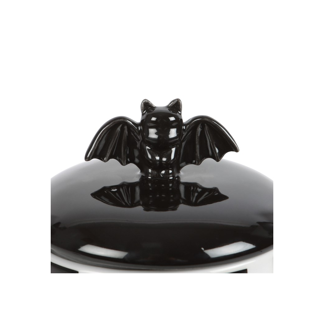 Striped Bat Storage Jar