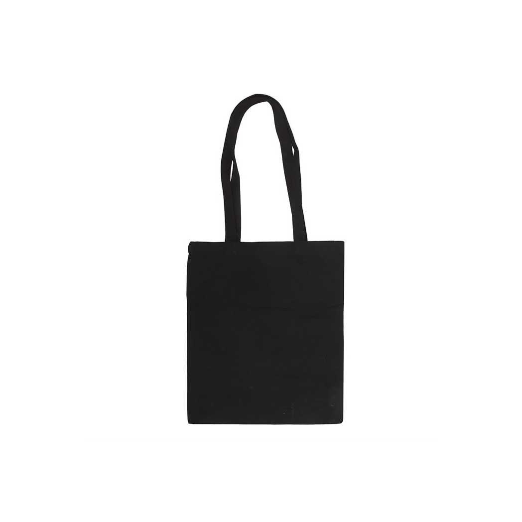 Checkerboard Print Polycotton Tote Bag with Enamel Heart Pin Badge