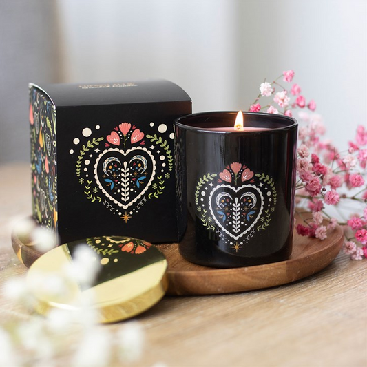 Midnight Bloom Black French Tulip Scented Candle