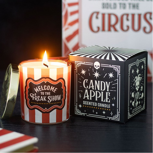Freak Show Candy Apple Candle