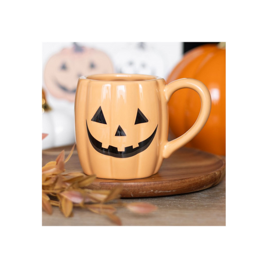 Jack-o'-Lantern Pumpkin Shaped Mug