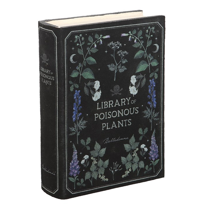 Library of Poisonous Plants Book Shaped Storage Box