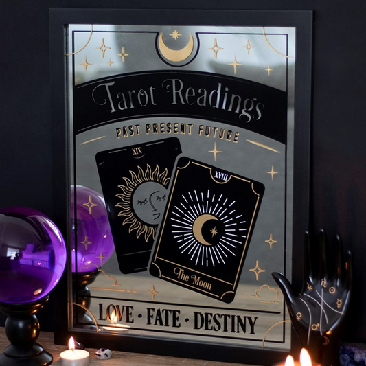 Tarot Readings Mirrored Wall Hanging