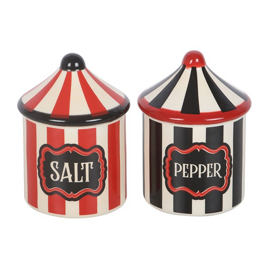 Circus Tent Salt and Pepper Shakers