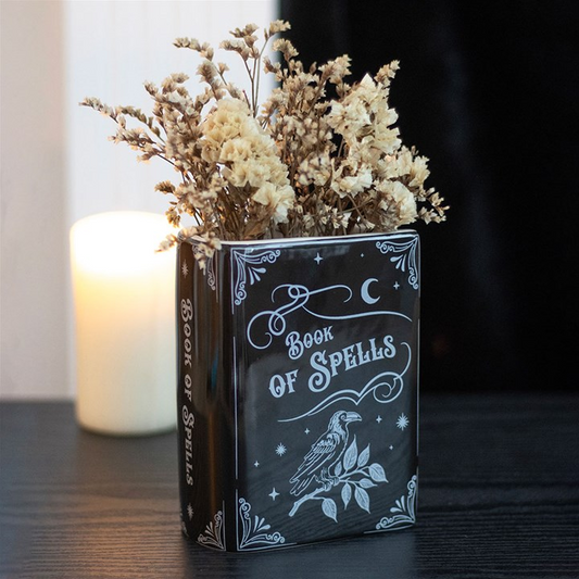 Book of Spells Flower Vase