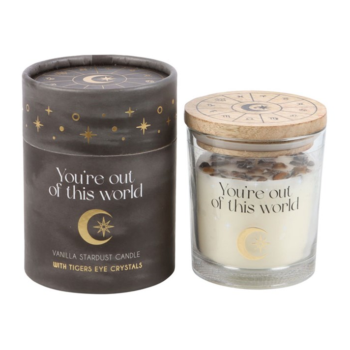 Vanilla Stardust Crystal Chip Candle