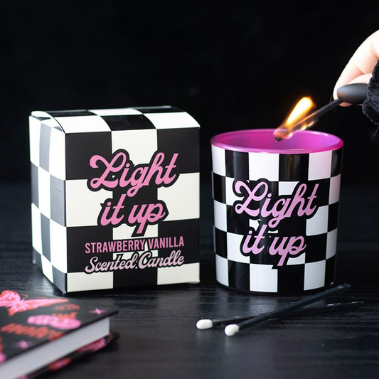 Light It Up Strawberry Vanilla Candle