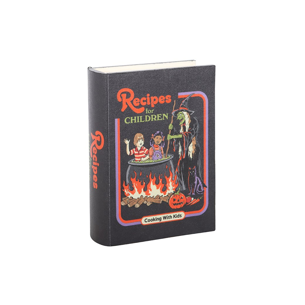 Recipes for Children Book Shaped Storage Box by Steven Rhodes