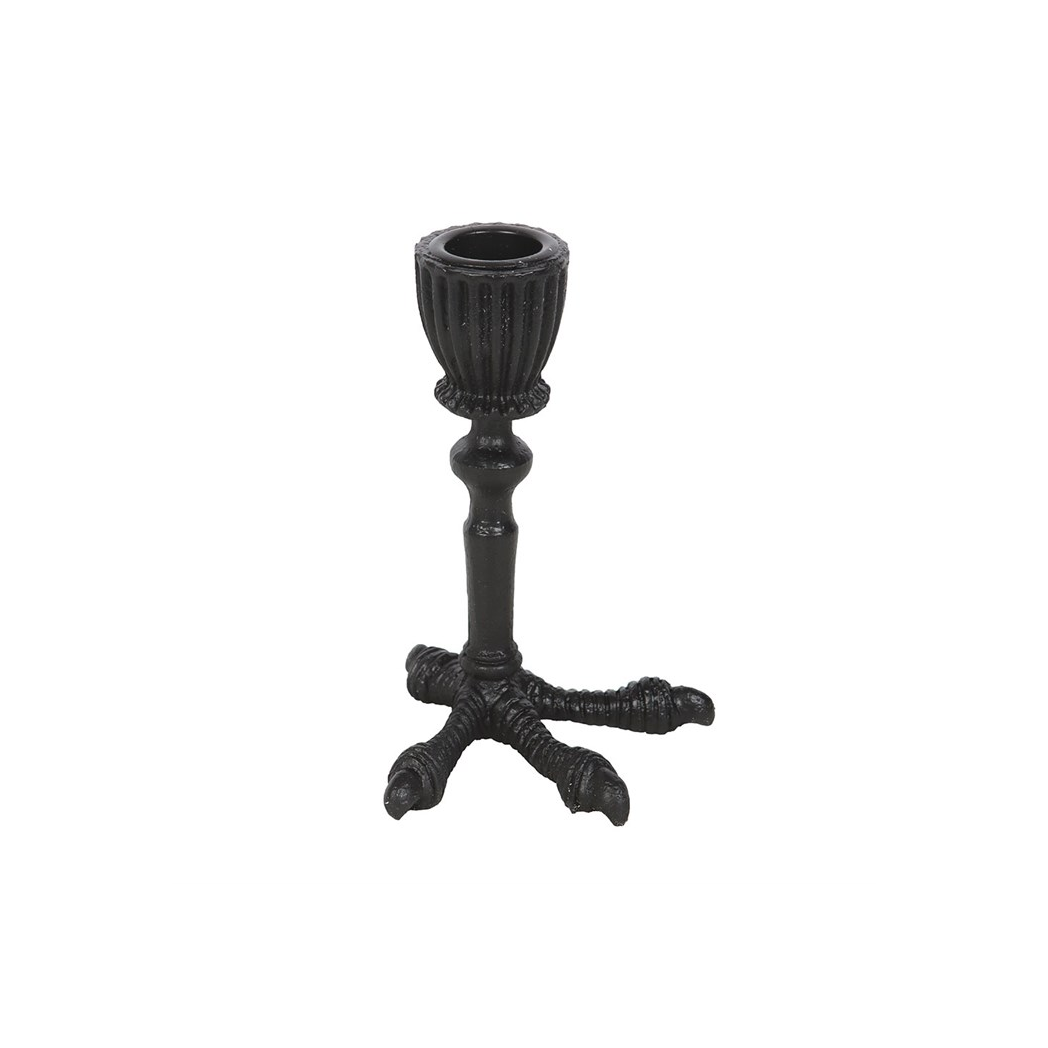Raven Claw Taper Candle Holder